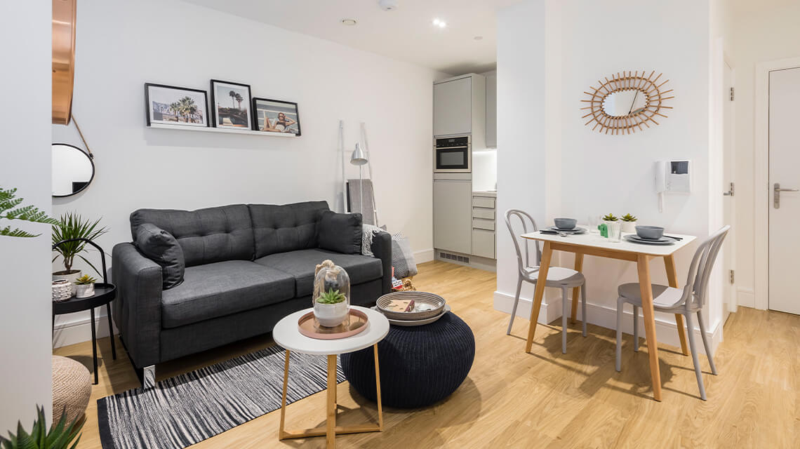 An interior of a buy-to-let apartment