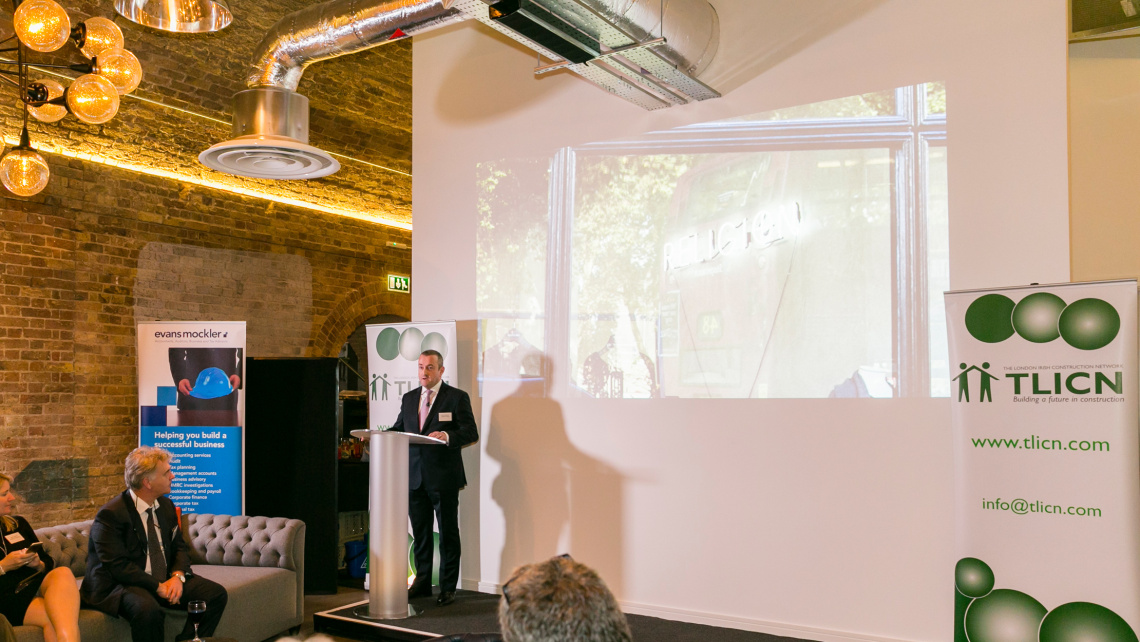The London Irish Construction Network at The Stage TLICN, Galliard Homes, Construction