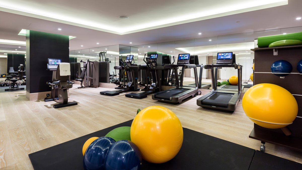Private gym at The Chilterns, ©Galliard Homes.