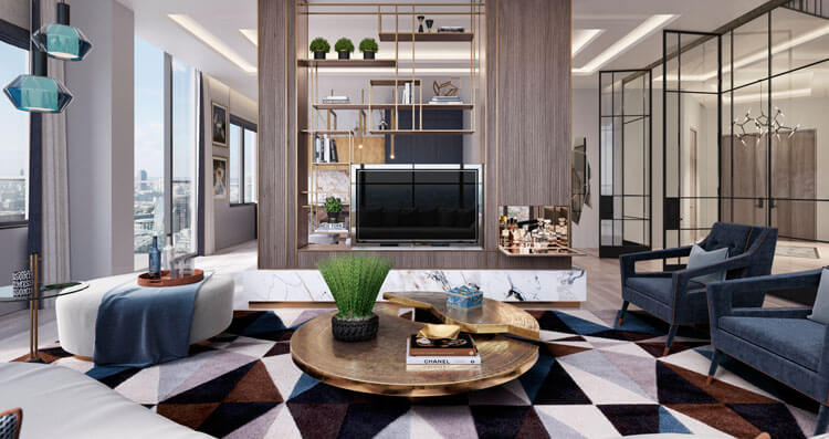 Penthouse at The Stage, Shoreditch by Galliard Homes