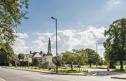 A green space in Wimbledon