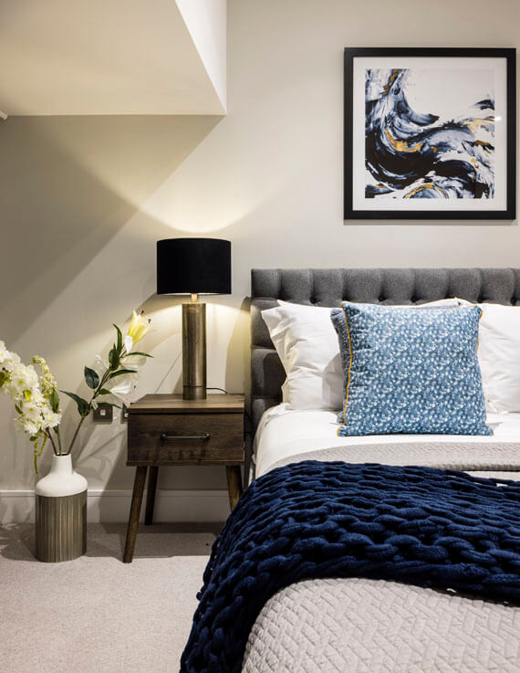 Bedroom at Orchard Wharf by Galliard Homes