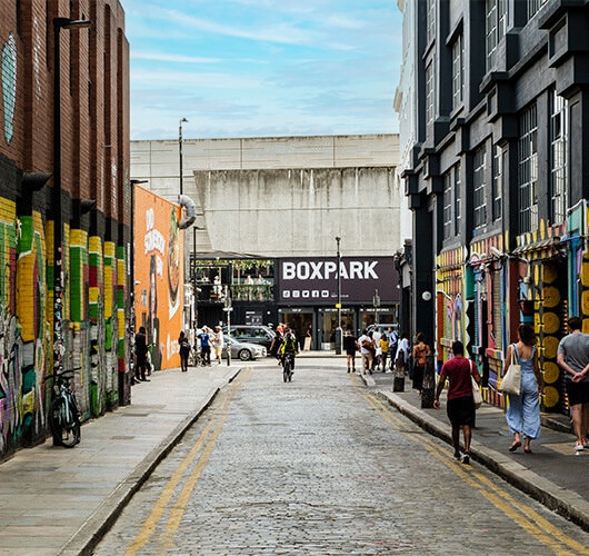 Boxpark in Shoreditch