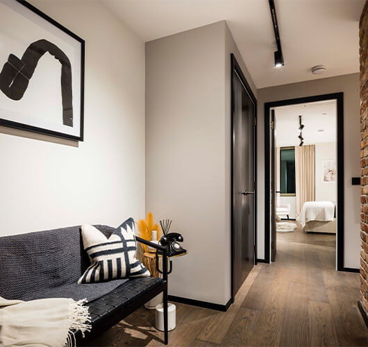An interior at The Stage, a buy-to-let property in Shoreditch by Galliard Homes