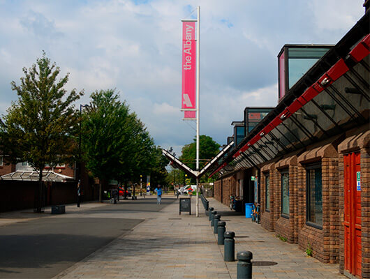 The Albany performing arts centre in Deptford.