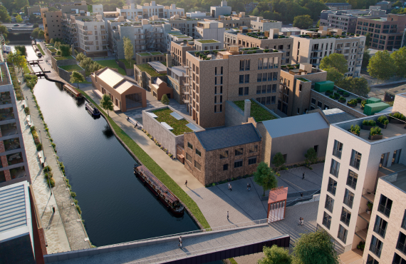 CGI of Wickside by Galliard Homes