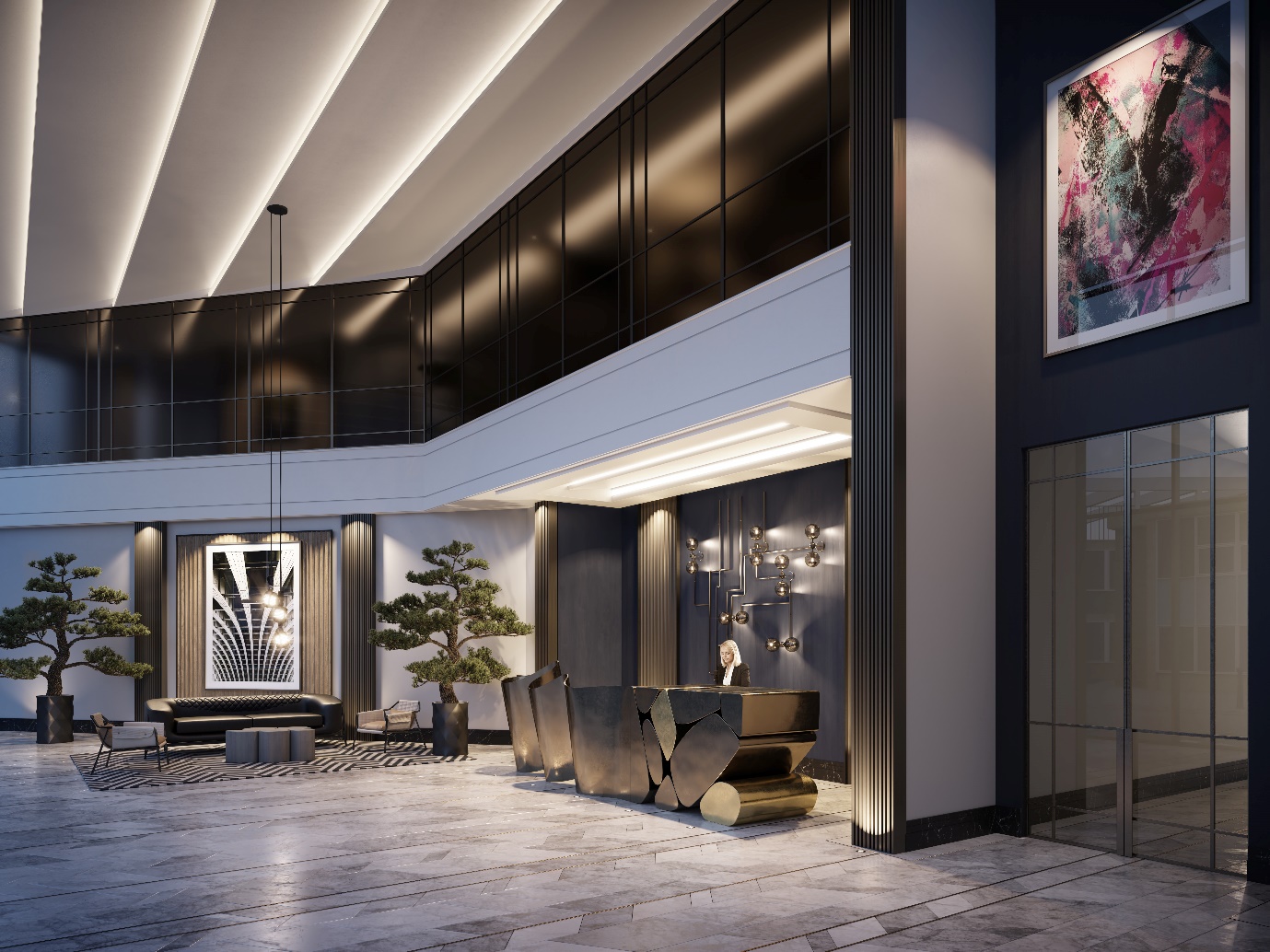 the stage shoreditch lobby