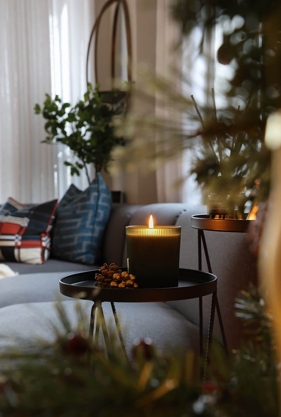 Christmas inspired interiors, living room