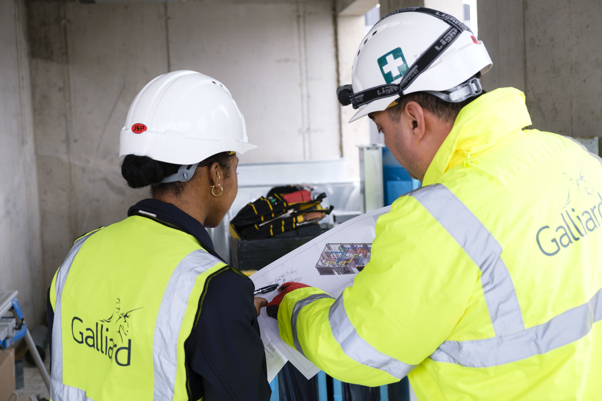 Site manager, Galliard Homes