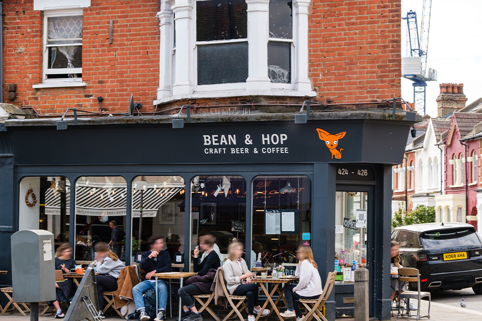 Bean & Hop craft beer and coffee on Garratt Lane