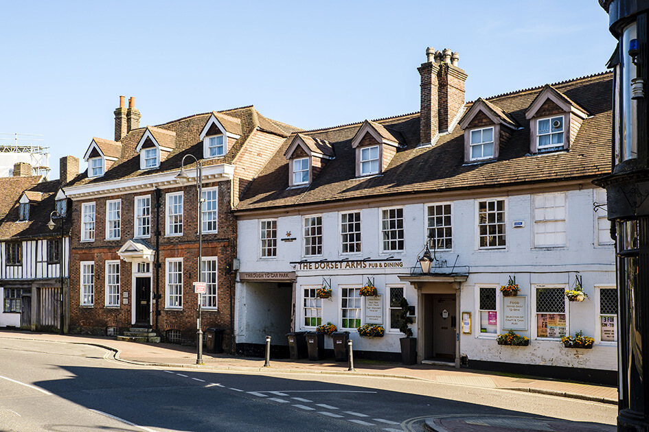 The Dorset Arms on East Grinstead high street