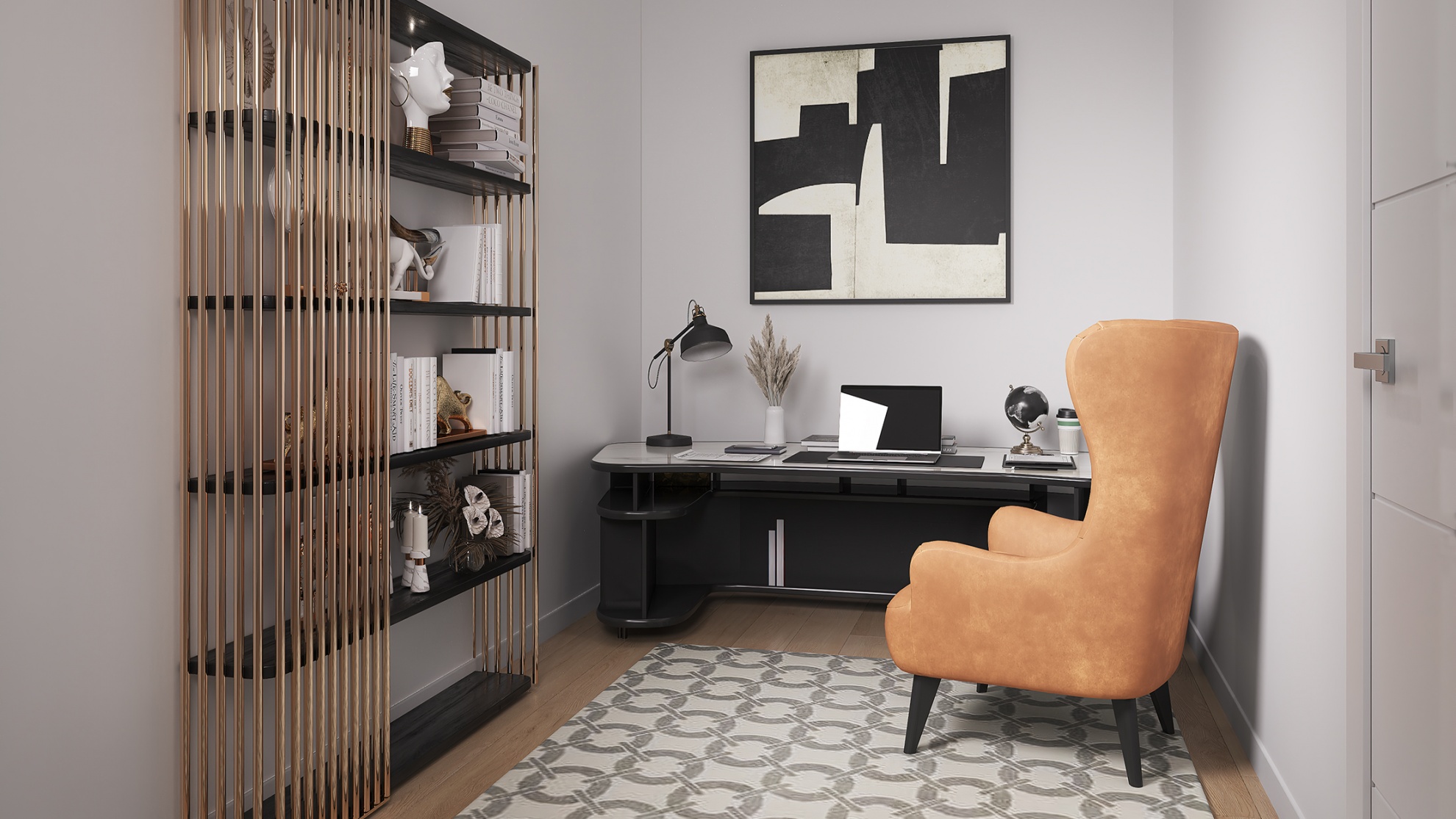 work and study area