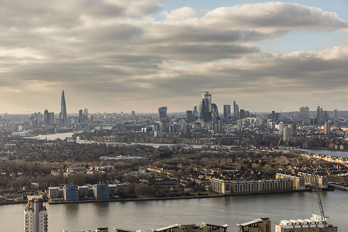 aerial photo of greenwich