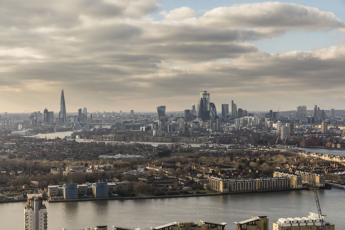 aerial photo of greenwich