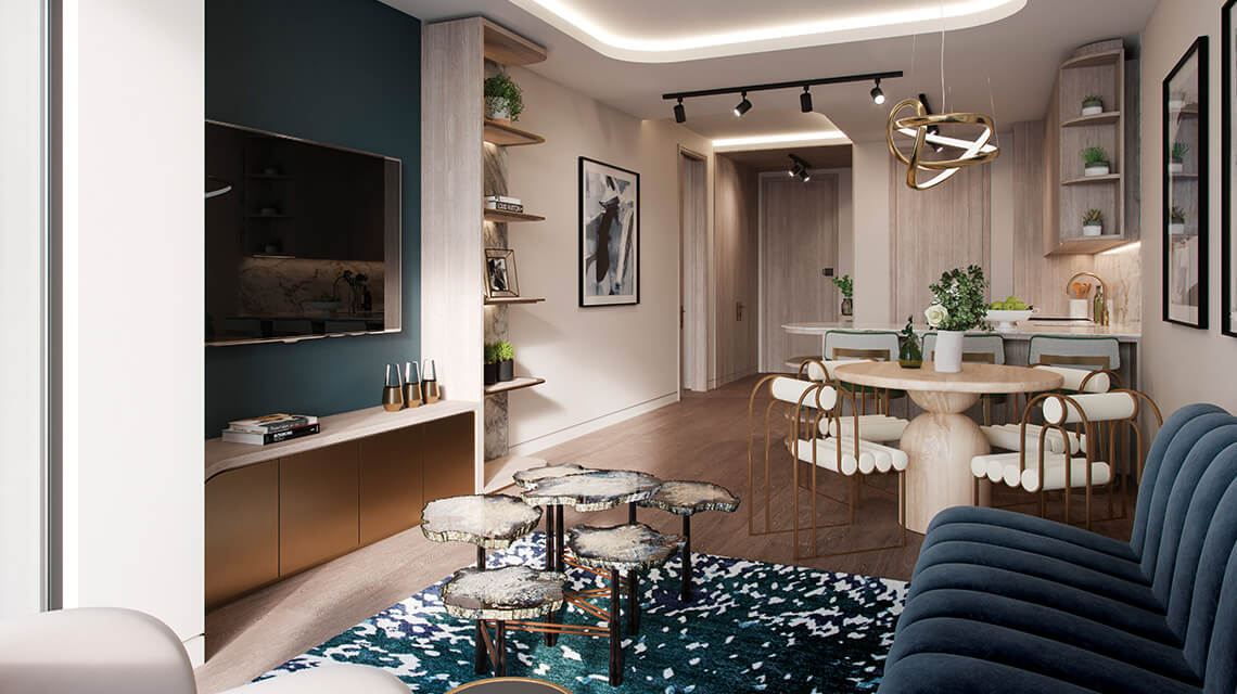 A TCRW SOHO apartment interior.