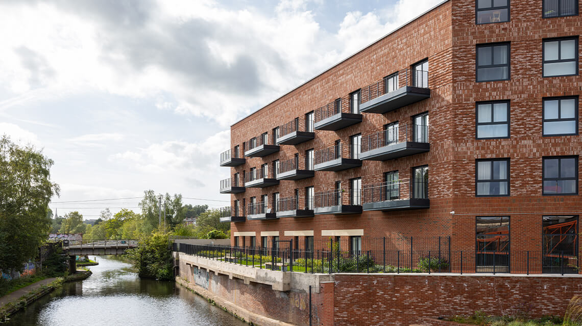 Exterior of Soho Wharf by the canal