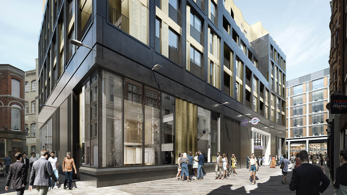 An external CGI of TCRW Soho