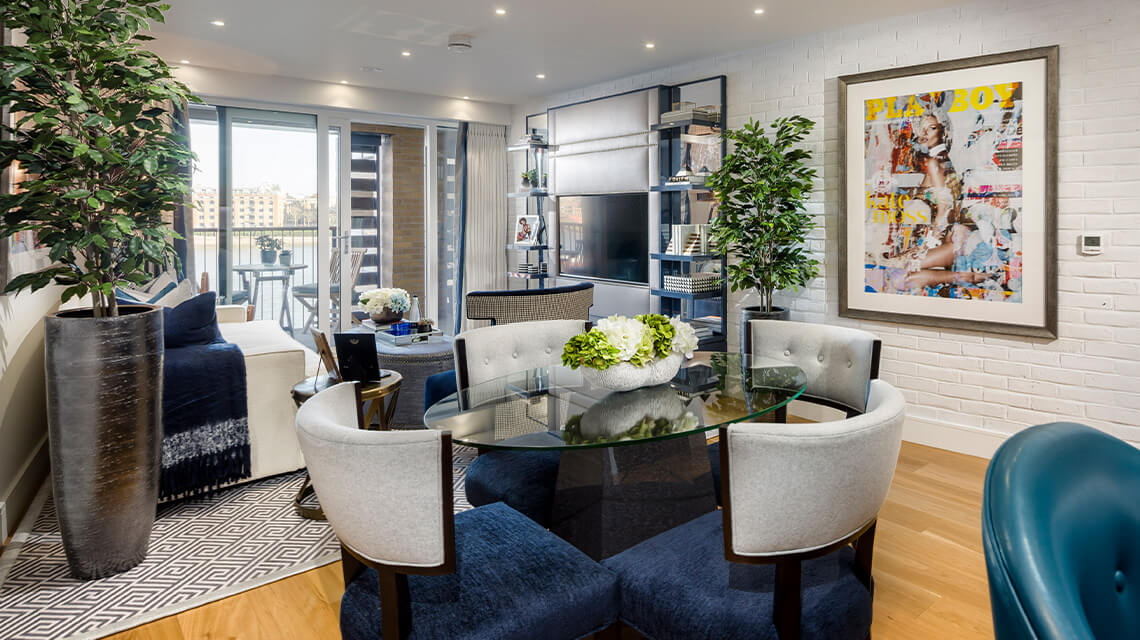 A buy-to-let apartment interior in Wapping by Galliard