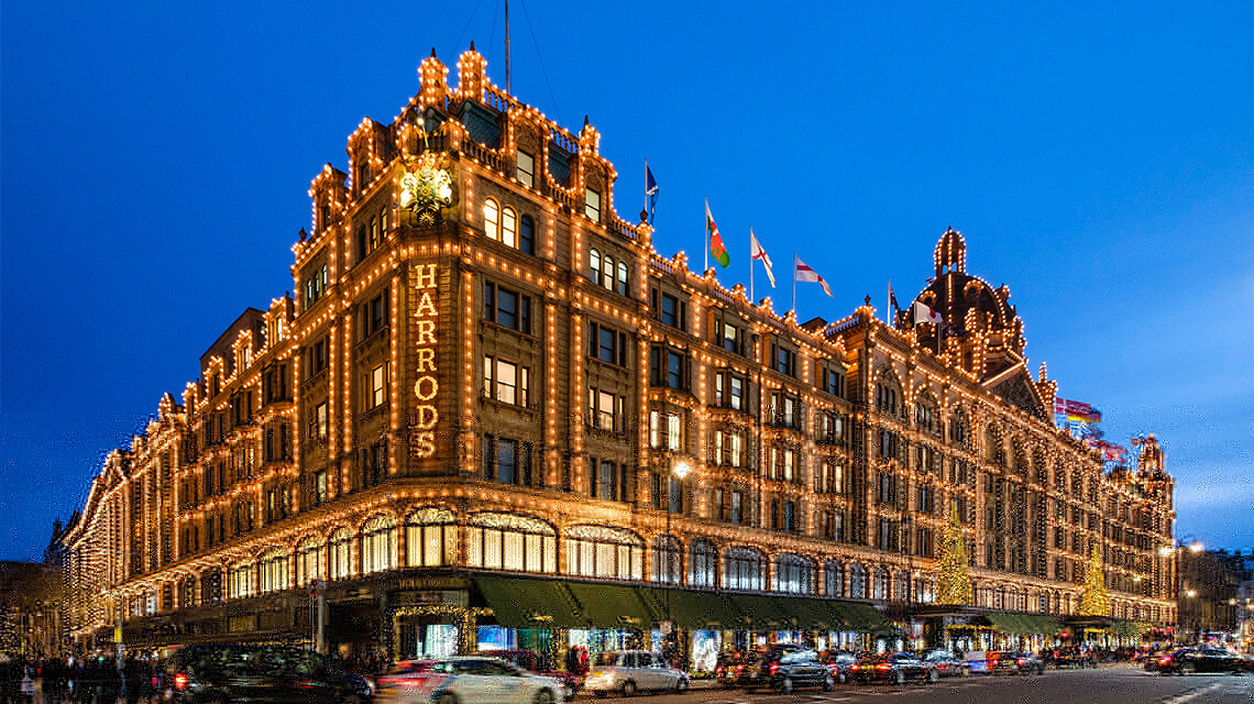 Harrods in Knightsbridge, London