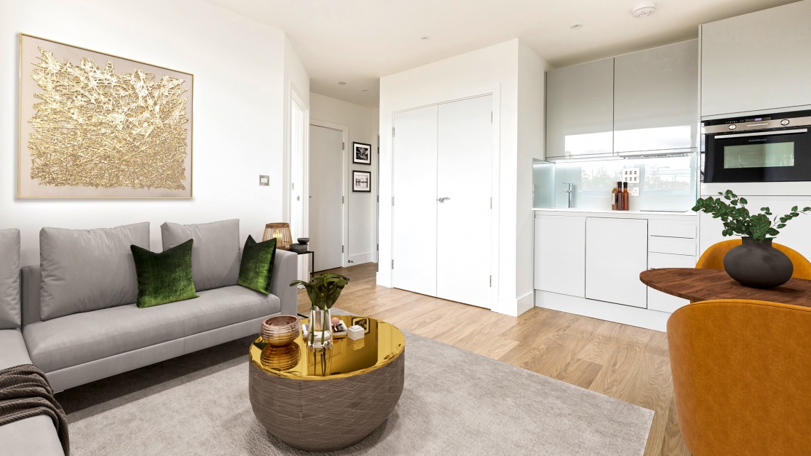 Romford Papermill House Studio Apartment Galliard Homes