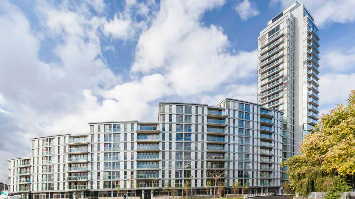 A Galliard building exterior in London