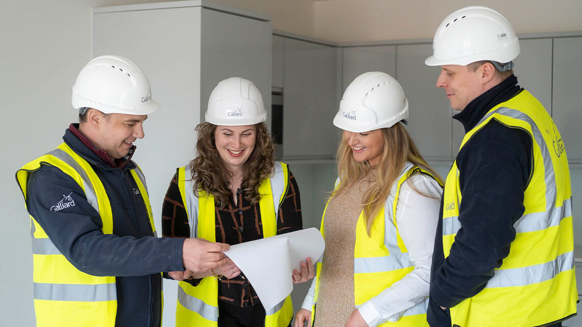 Four Galliard Construction employees Four Galliard Construction employees