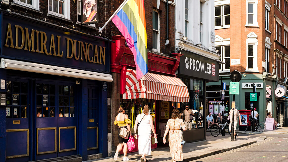 A street in Soho, London