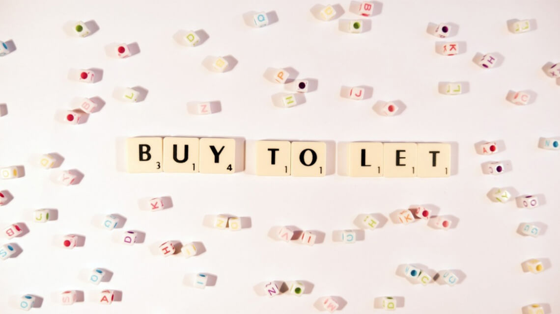 Scrabble pieces saying "Buy-to-Let"