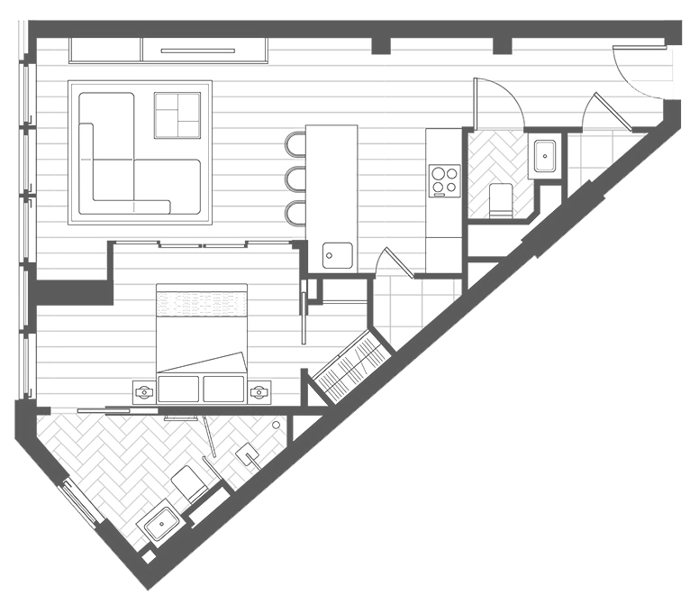 Floorplan of Plot 214 at The Stage