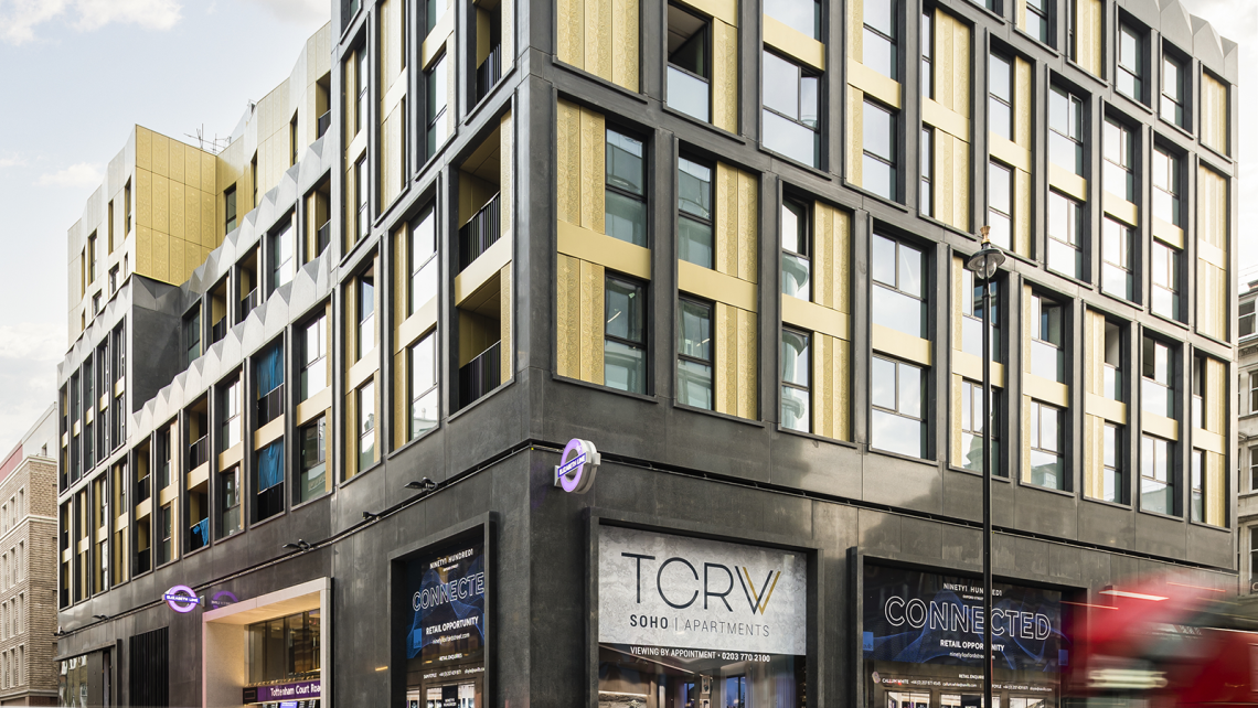 TCRW SOHO exterior ©Galliard Homes. TCRW SOHO exterior ©Galliard Homes.