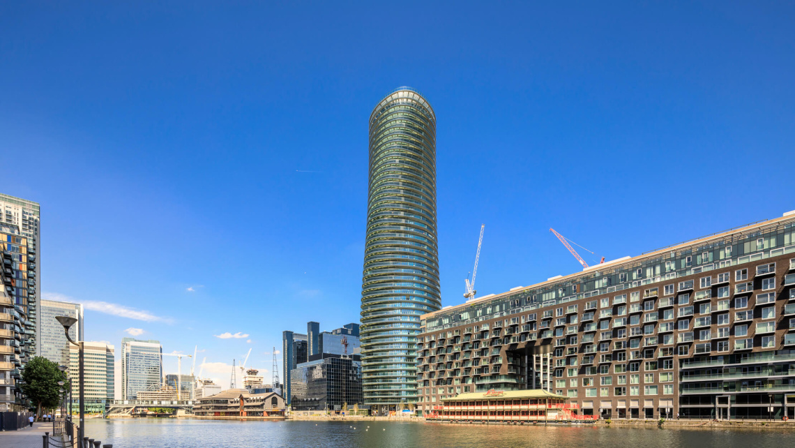 Baltimore Tower exterior, ©Galliard Homes. Baltimore Tower exterior, ©Galliard Homes.