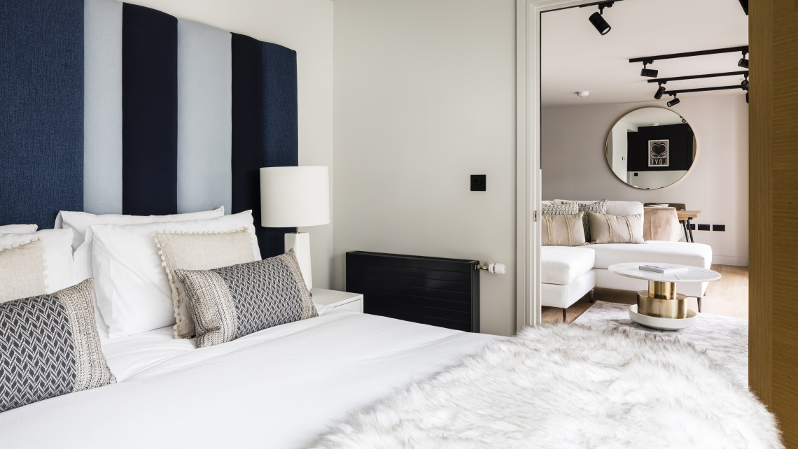 Interior image of Newham's Yard show flat