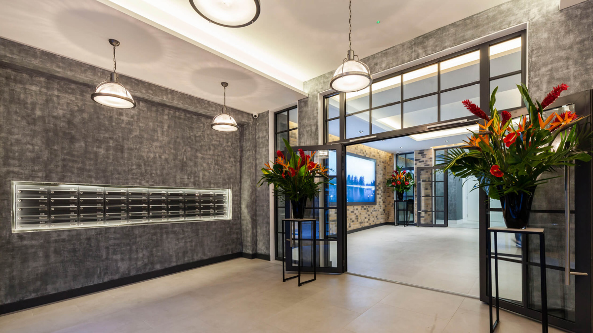 Entrance foyer at Carlow House, ©Galliard Homes.