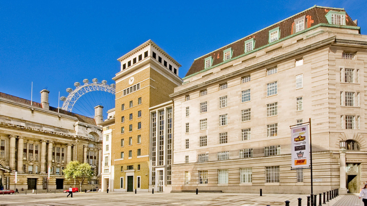 The County Hall Apartments exterior, ©Galliard Homes.