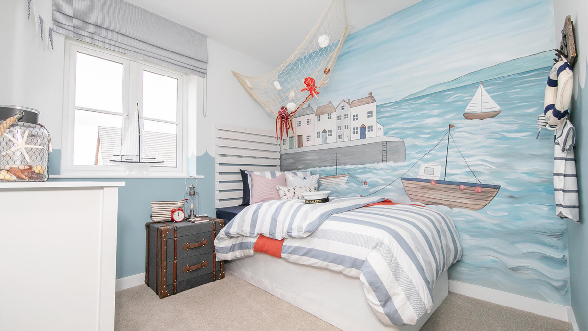 Bedroom at Barrelmans Point, ©Wavensmere