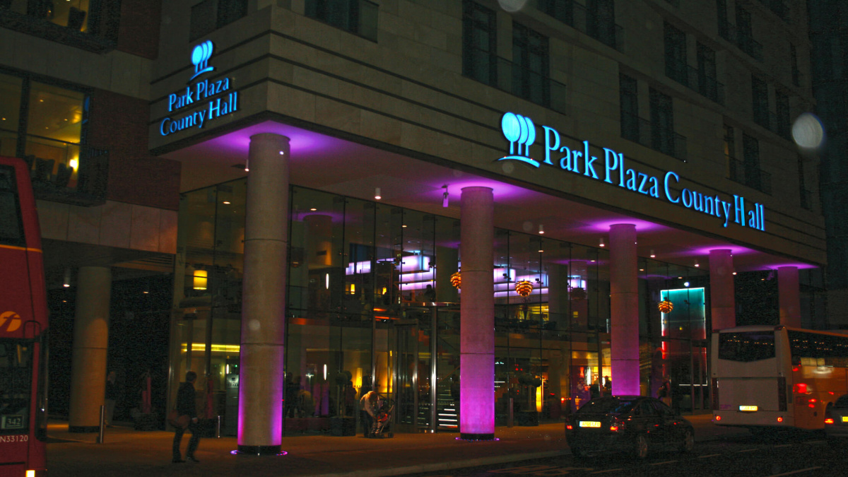 Park Plaza County Hall exterior, ©Galliard Homes.