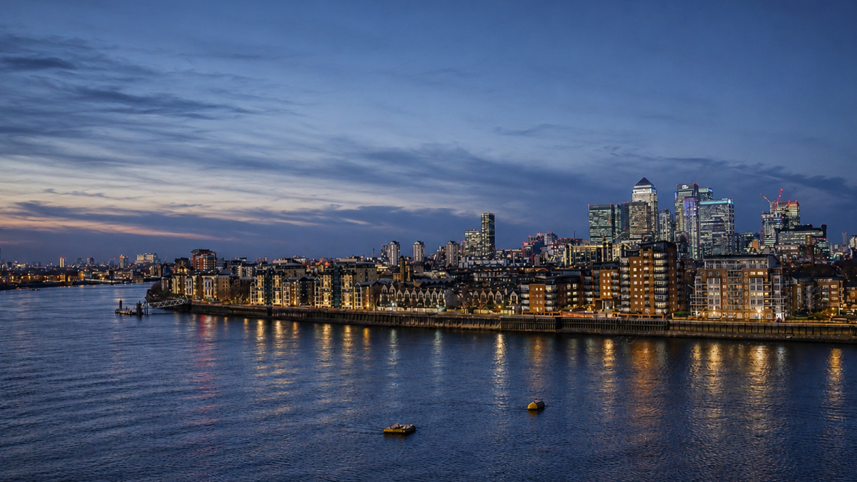 View from New Capital Quay ©Galliard Homes