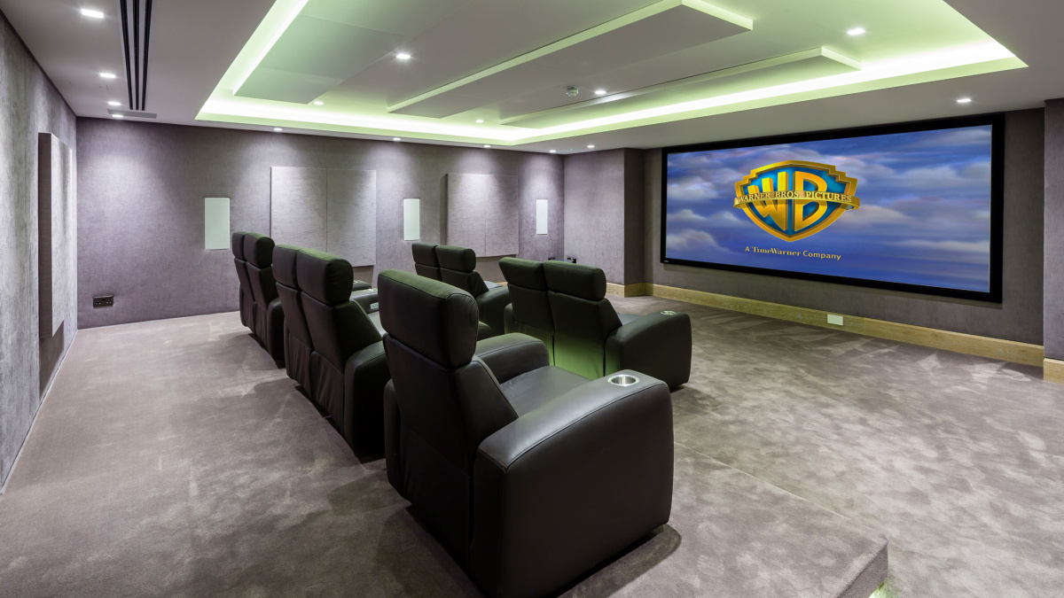 Private cinema at The Chilterns, ©Galliard Homes.