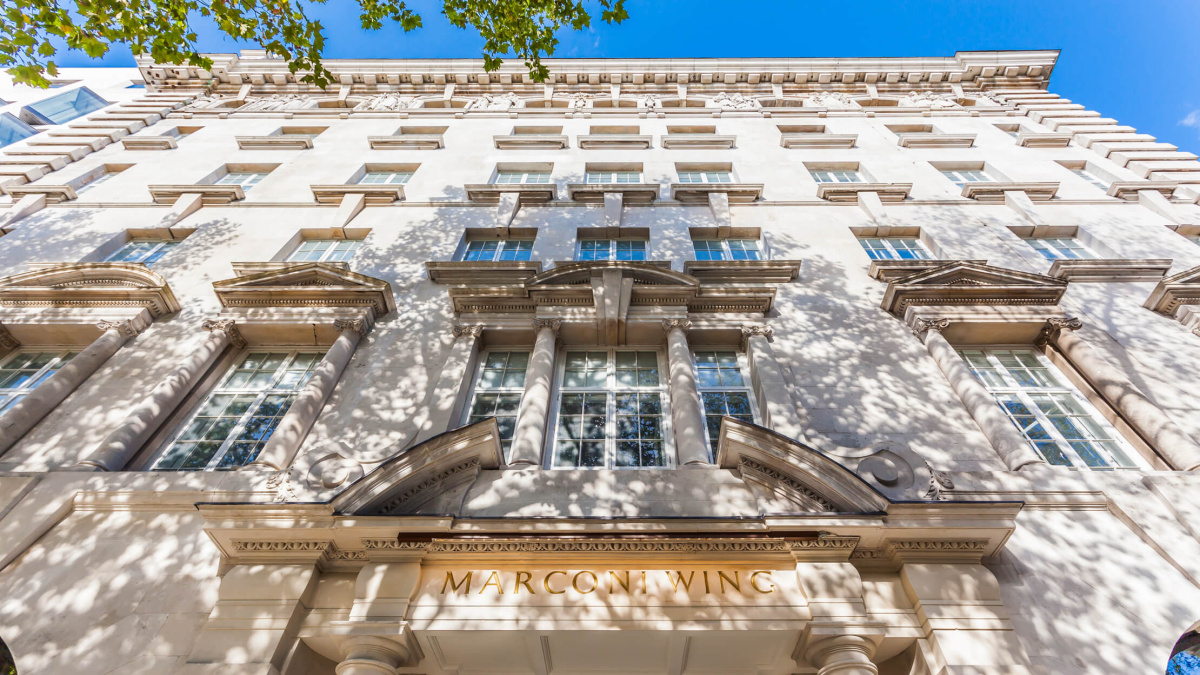 Marconi House exterior, ©Galliard Homes.