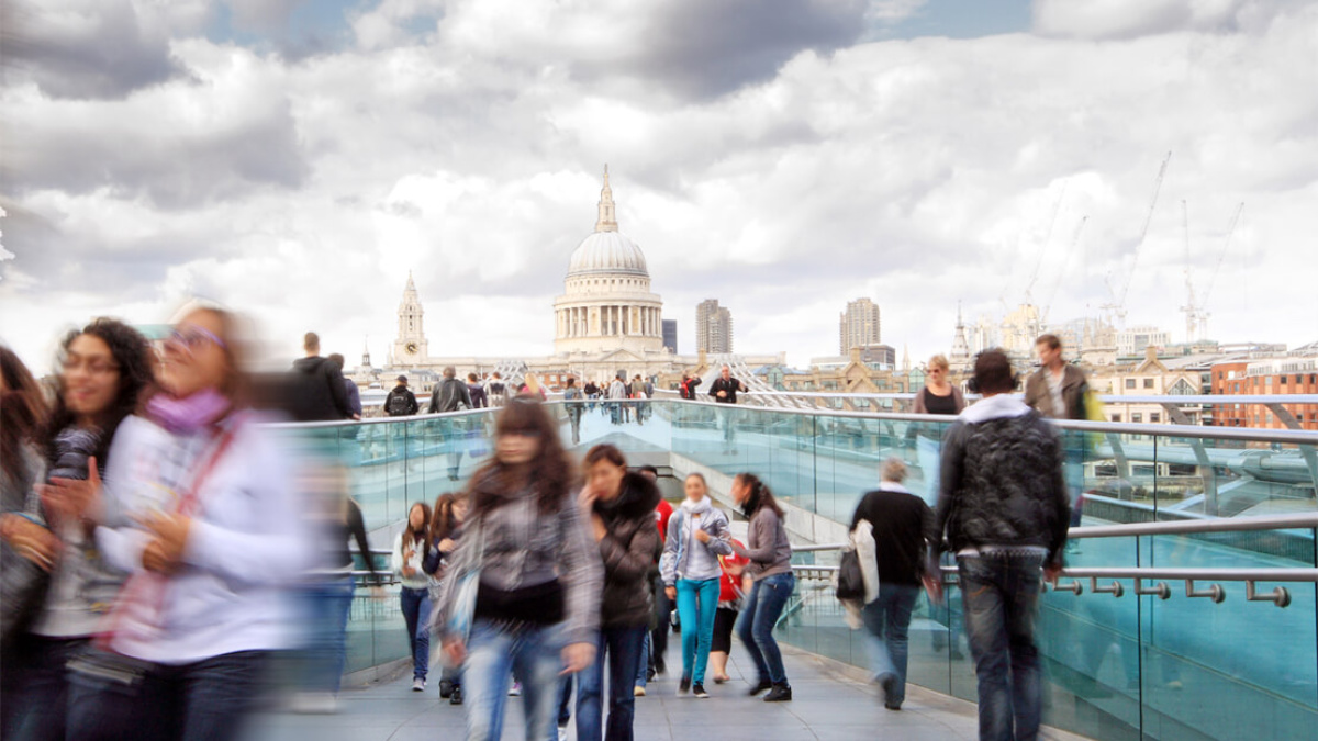 View of St Paul’s Cathedral, computer generated image intended for illustrative purposes only, ©Galliard Homes.
