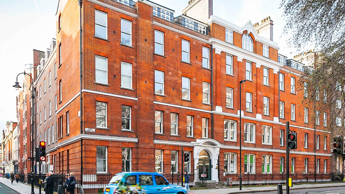 Albany House view from Judd Street, ©Galliard Homes.