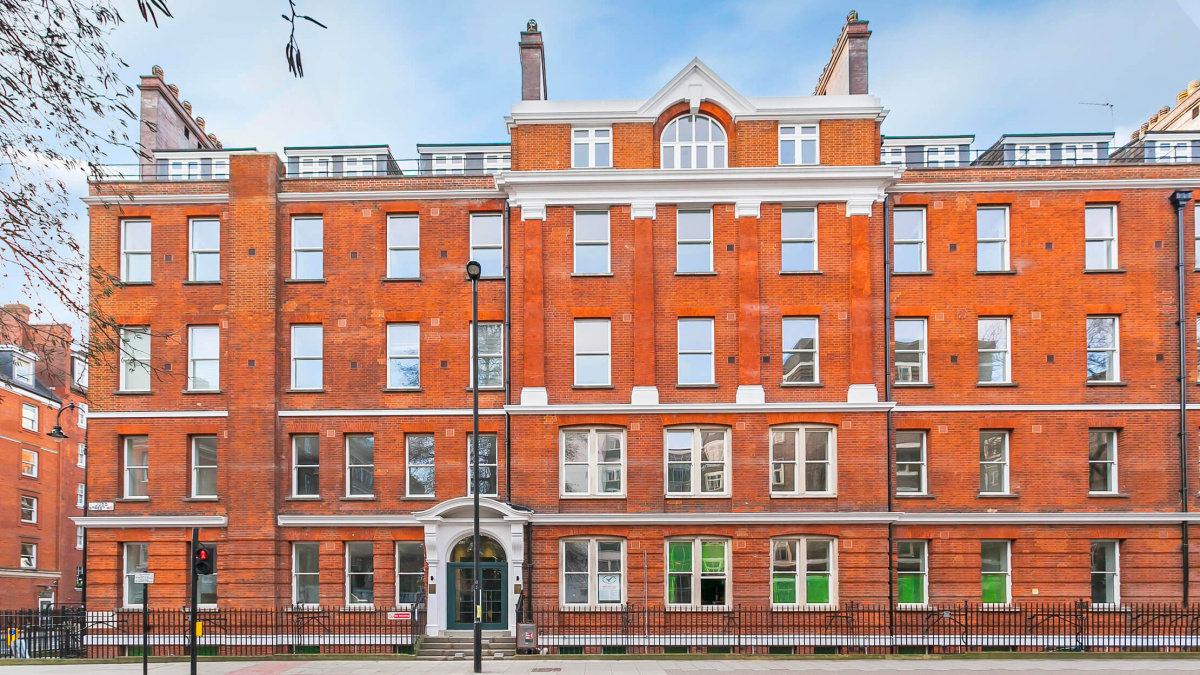 Albany House view from Judd Street, ©Galliard Homes.