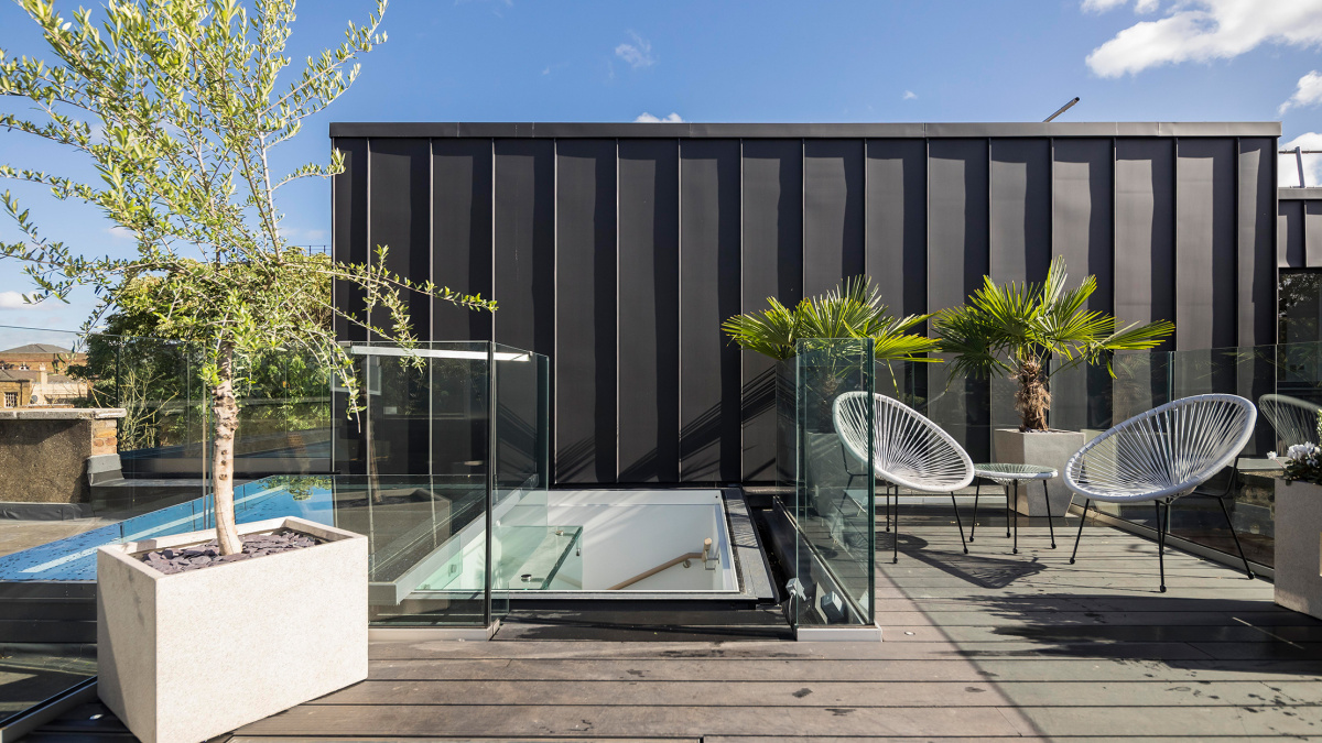 Roof terrace at Hepple & White, ©Acorn Property Group.