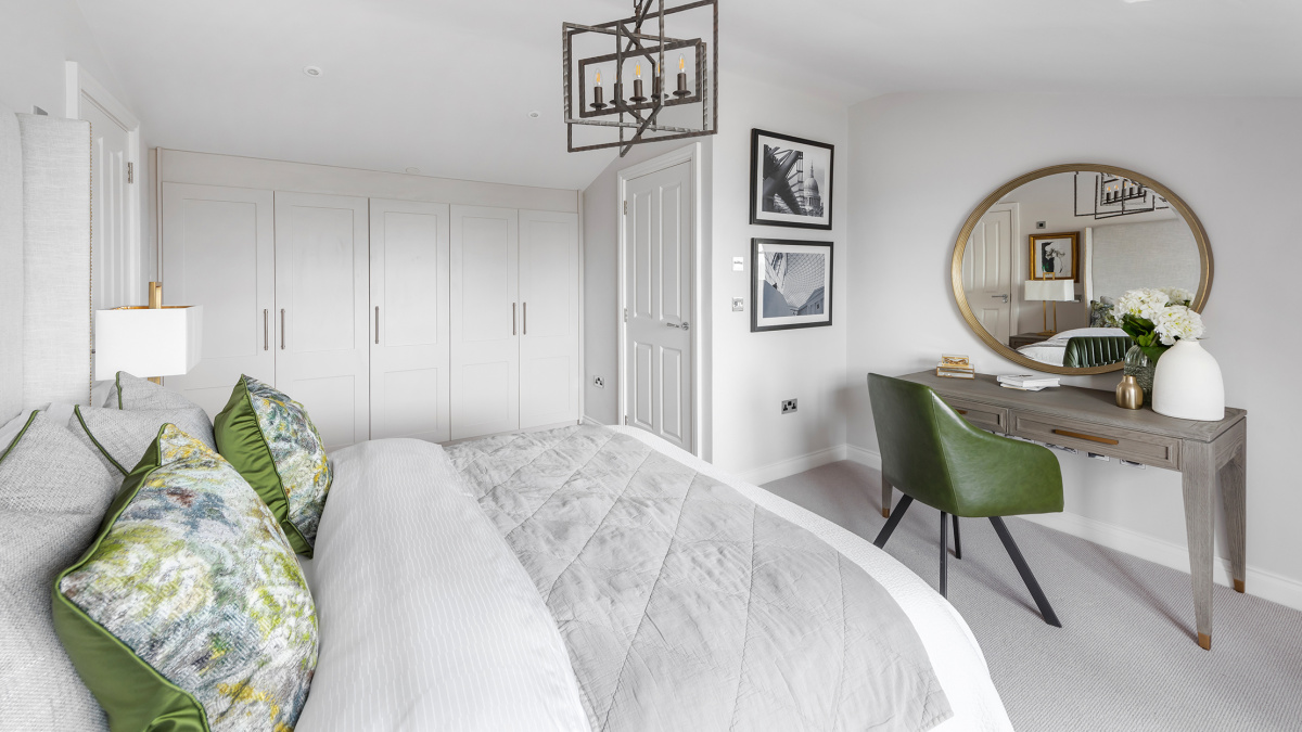 Bedroom at the Hope House show home, ©Acorn Property Group.