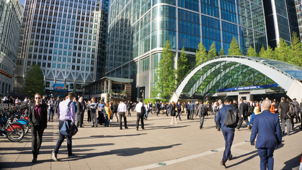 Canary Wharf station, ©Galliard Homes.