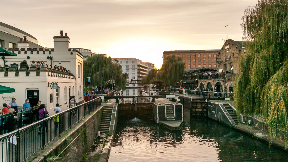 Camden Lock, ©Galliard Homes.