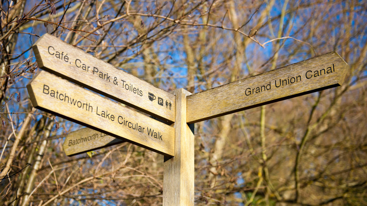 Rickmansworth area sign, ©Galliard Homes.