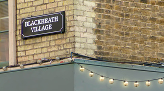 Blackheath Village sign, ©Galliard Homes.