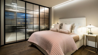 Bedroom area at The Stage ©Galliard Homes