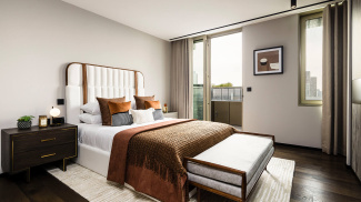 Bedroom at The Stage ©Galliard Homes